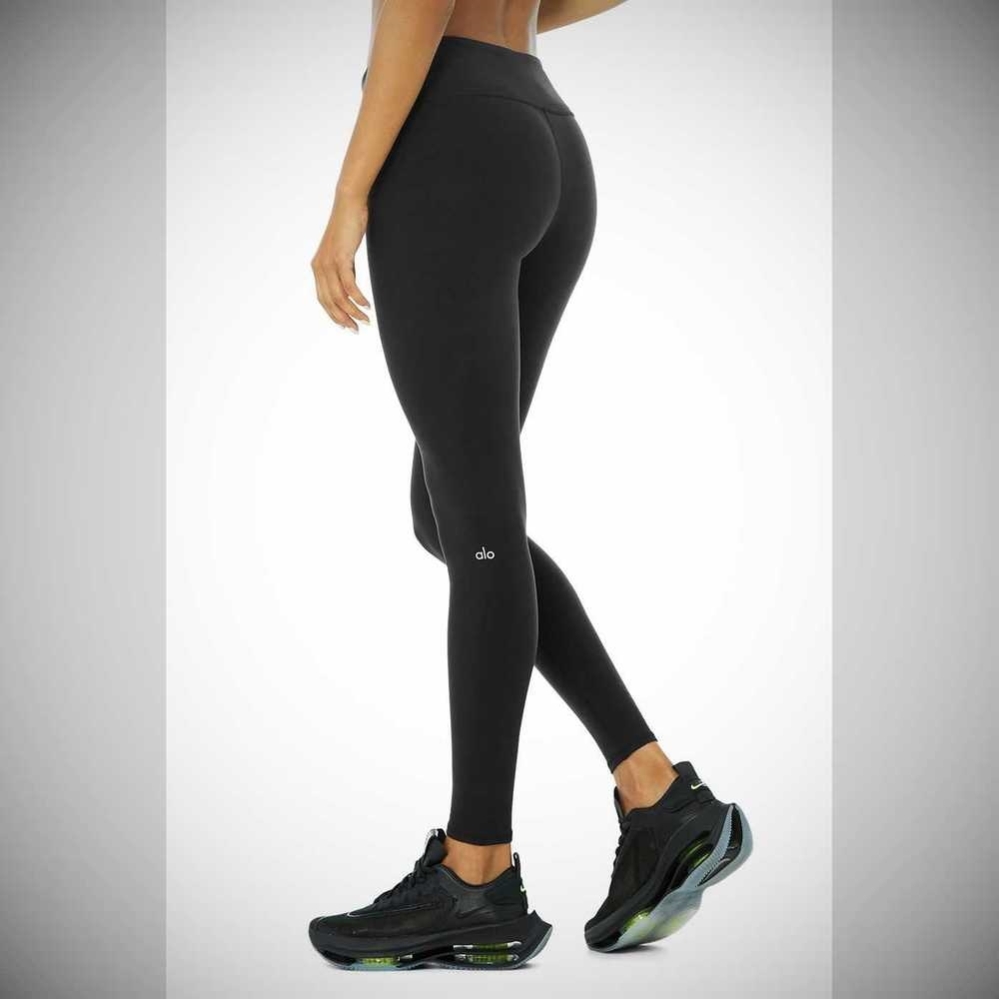 Leggins Alo Yoga Airbrush Mujer Negros | MX-60CZSI