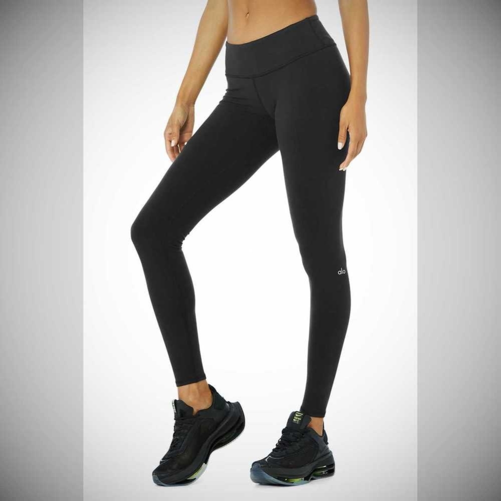 Leggins Alo Yoga Airbrush Mujer Negros | MX-60CZSI