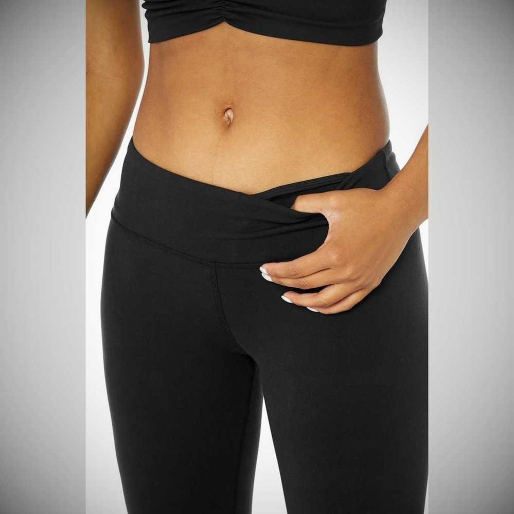 Leggins Alo Yoga Airbrush Mujer Negros | MX-60CZSI