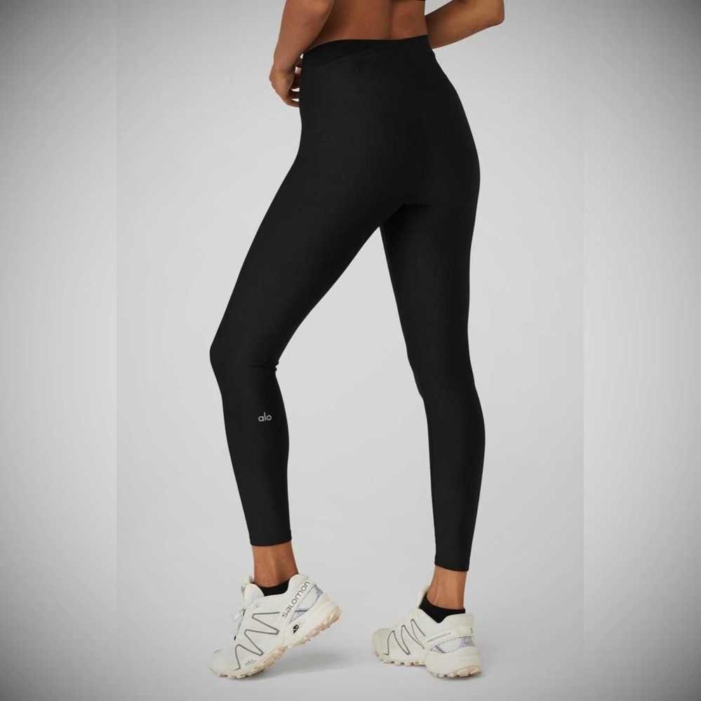 Leggins Alo Yoga Airlift High-Cintura 7/8 Corset Mujer Negros | MX-10CABR