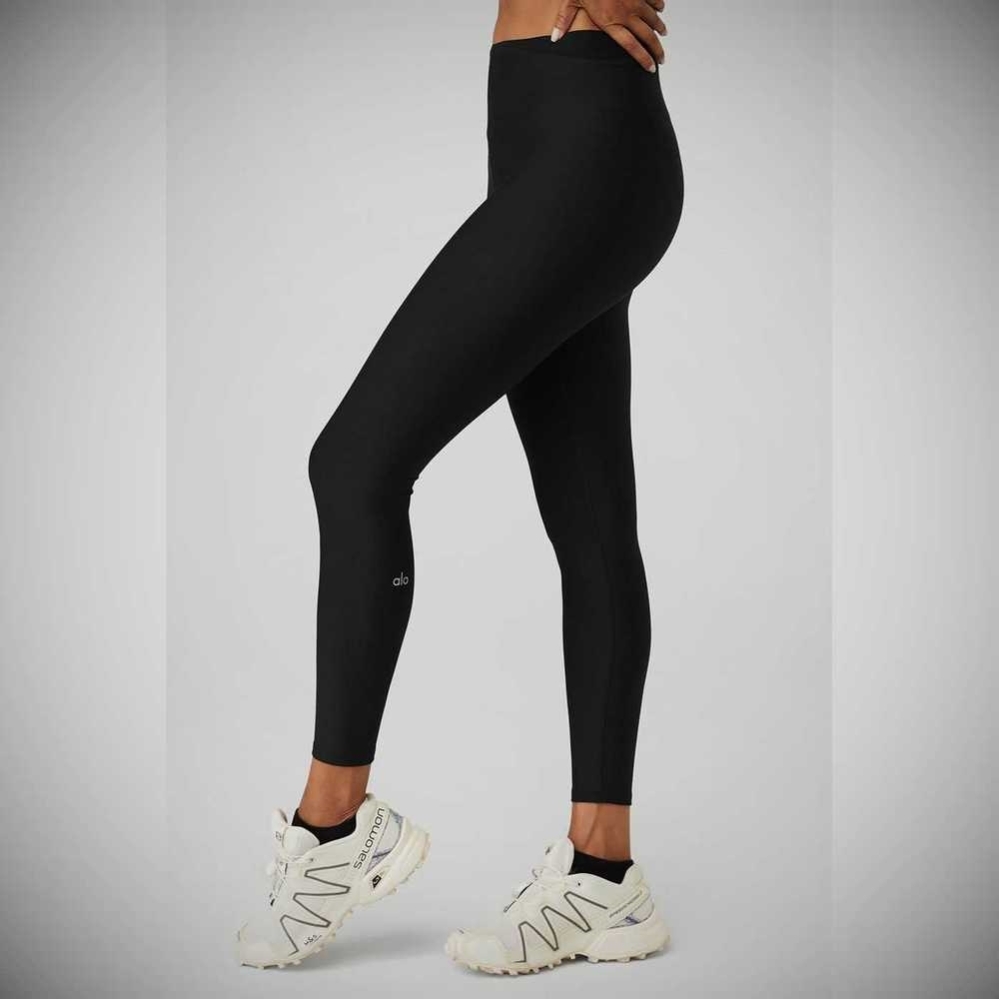 Leggins Alo Yoga Airlift High-Cintura 7/8 Corset Mujer Negros | MX-10CABR