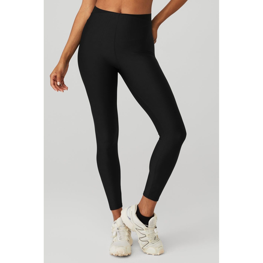 Leggins Alo Yoga Airlift High-Cintura 7/8 Corset Mujer Negros | MX-10CABR