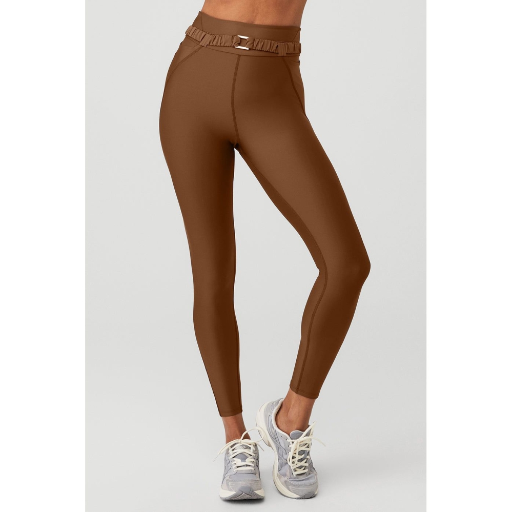 Leggins Alo Yoga Airlift High-Cintura 7/8 Charmer Mujer Marrom | MX-13EVOP