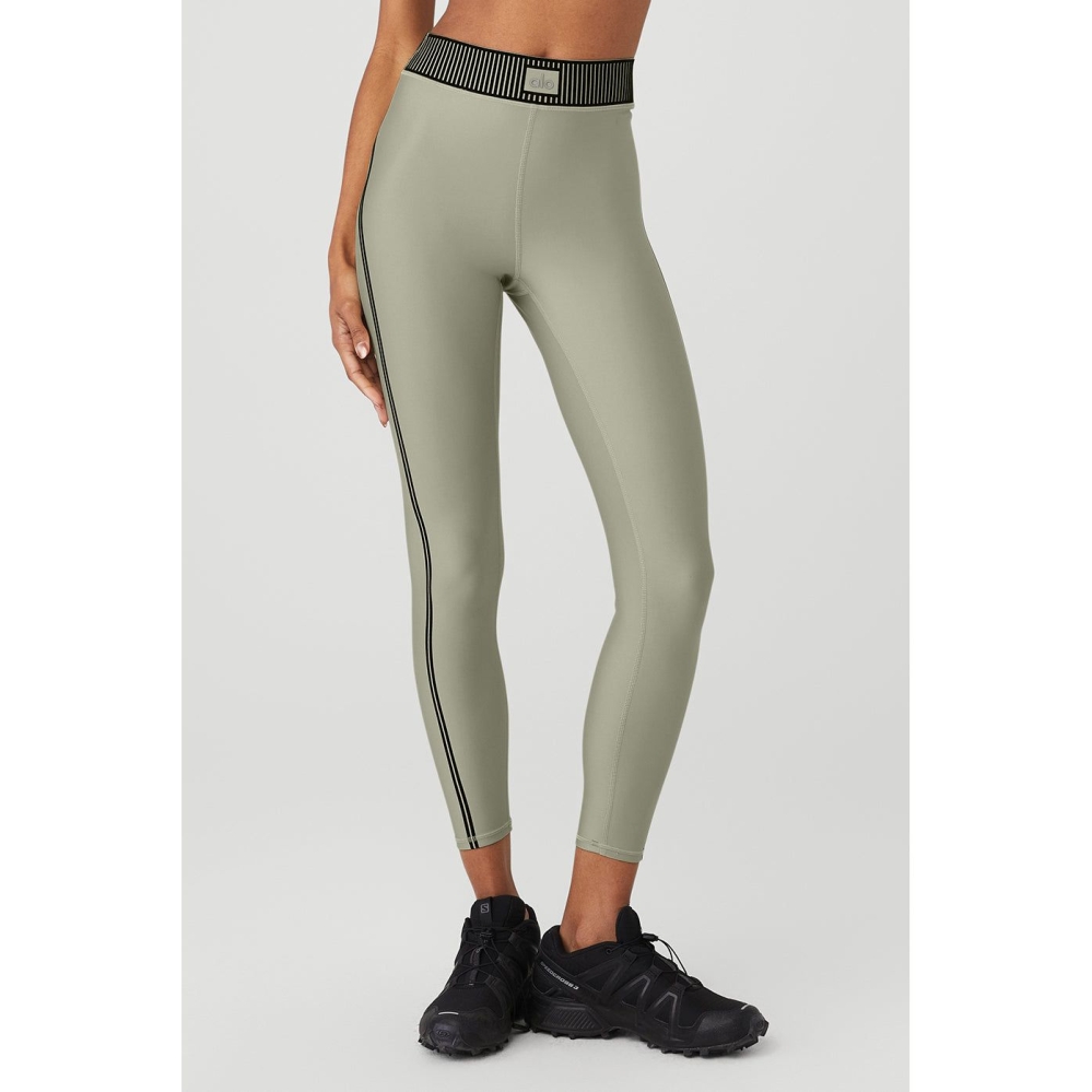 Leggins Alo Yoga Airlift High-Cintura 7/8 Line Up Mujer Grises | MX-70DCLY