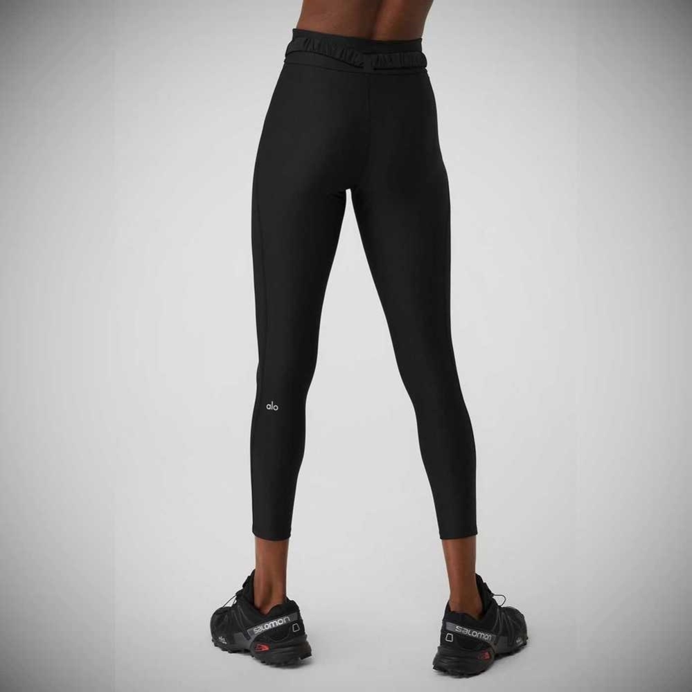 Leggins Alo Yoga Airlift High-Cintura 7/8 Charmer Mujer Negros | MX-93ZEQU