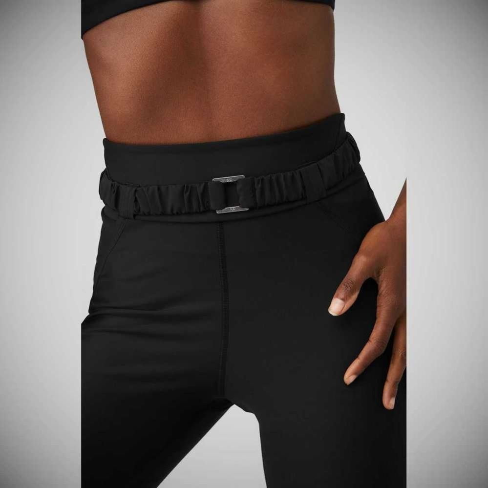 Leggins Alo Yoga Airlift High-Cintura 7/8 Charmer Mujer Negros | MX-93ZEQU