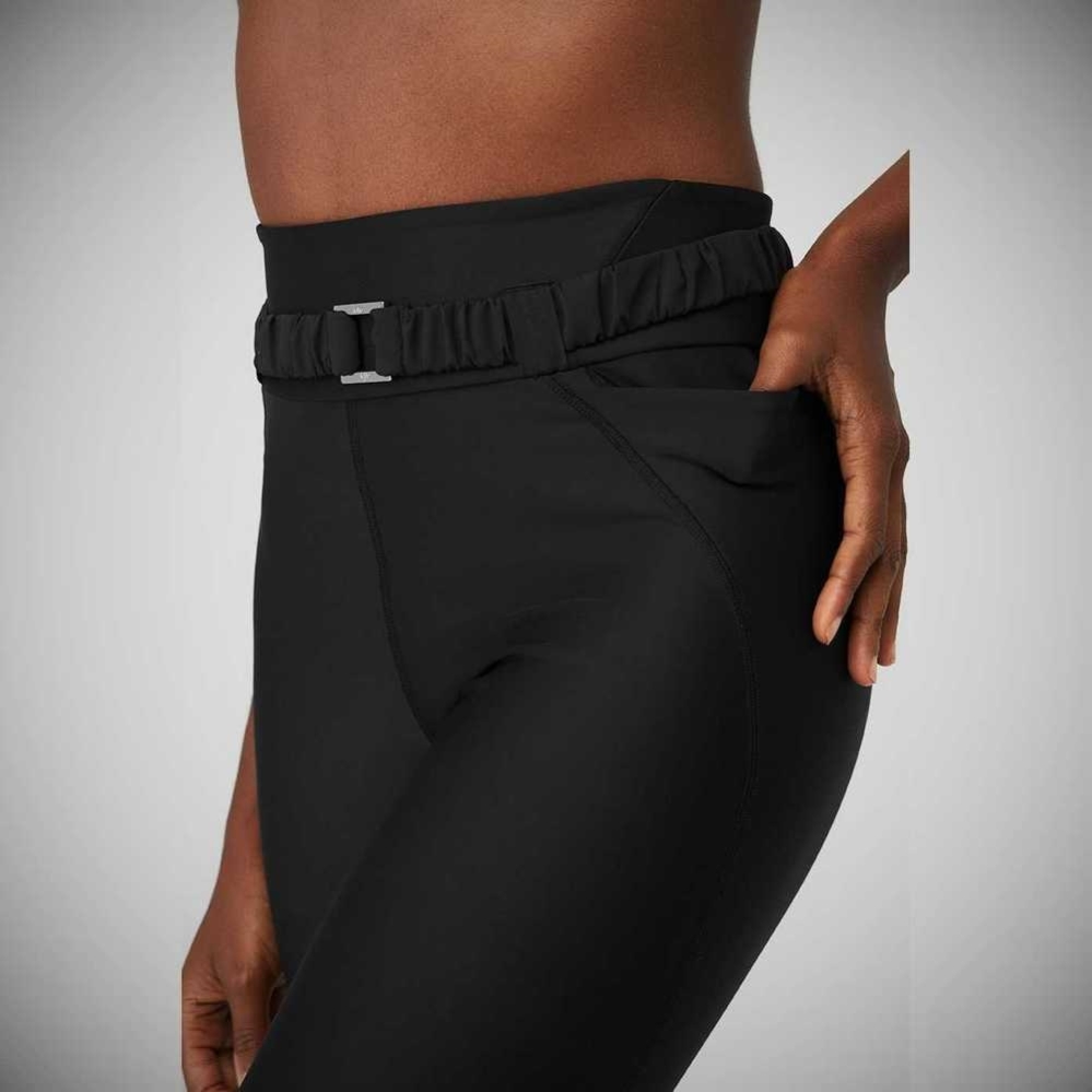 Leggins Alo Yoga Airlift High-Cintura 7/8 Charmer Mujer Negros | MX-93ZEQU