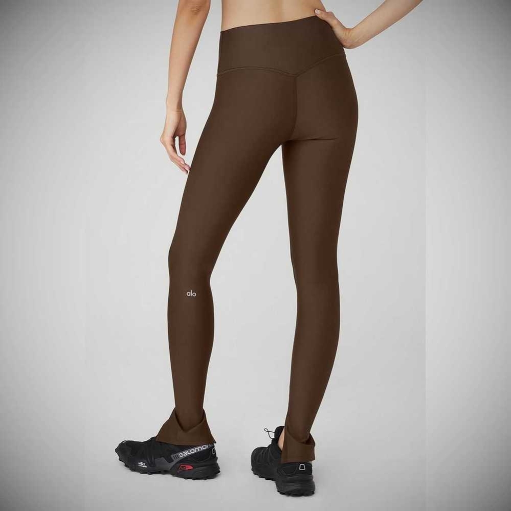 Leggins Alo Yoga Airlift High-Cintura Elongated Mujer Cafes | MX-31INFS