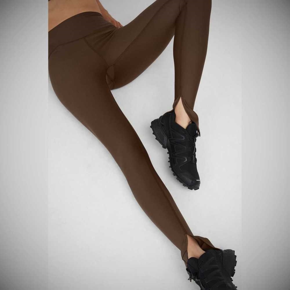 Leggins Alo Yoga Airlift High-Cintura Elongated Mujer Cafes | MX-31INFS