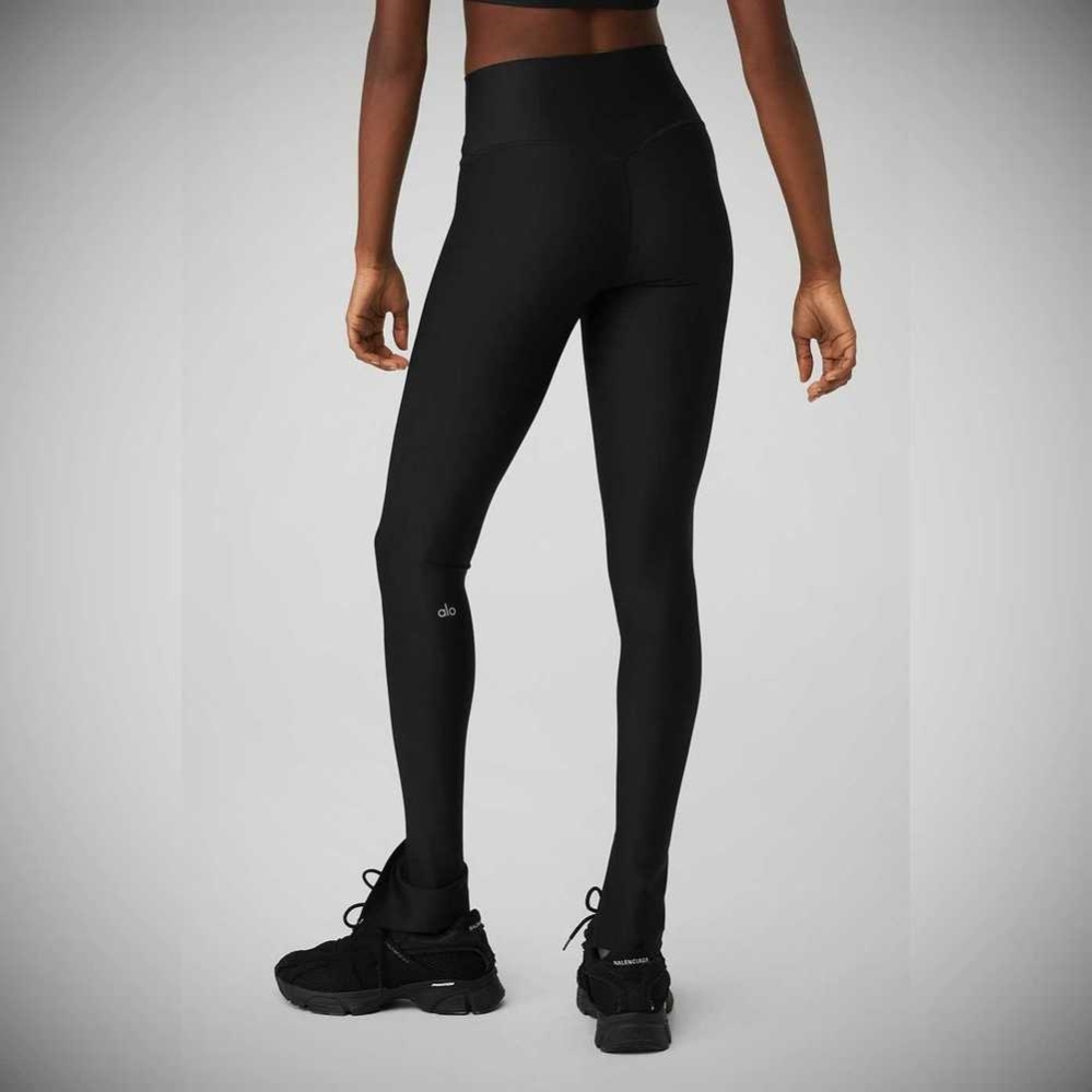 Leggins Alo Yoga Airlift High-Cintura Elongated Mujer Negros | MX-91CZIX