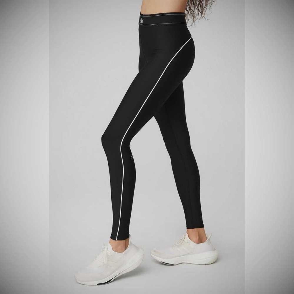 Leggins Alo Yoga Airlift High-Cintura Suit Up Mujer Negros | MX-39EPGY