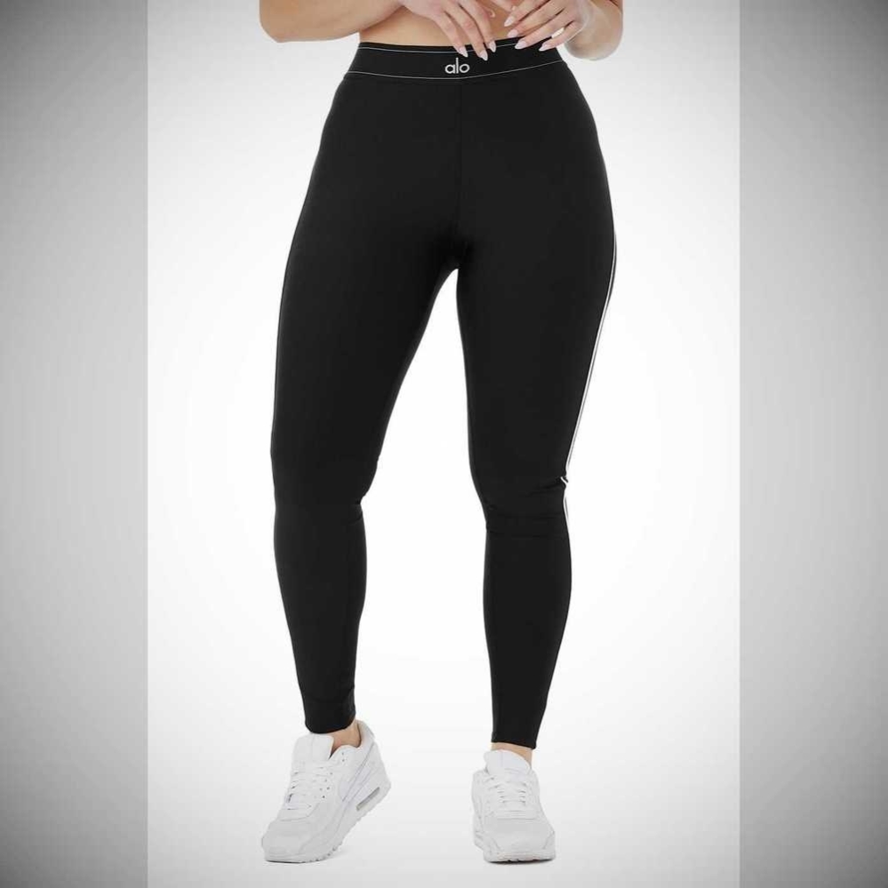 Leggins Alo Yoga Airlift High-Cintura Suit Up Mujer Negros | MX-39EPGY