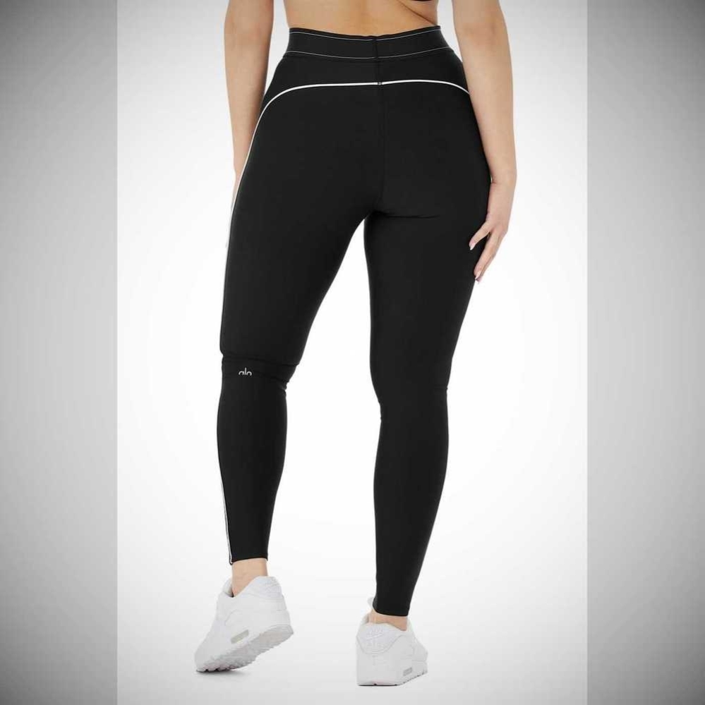 Leggins Alo Yoga Airlift High-Cintura Suit Up Mujer Negros | MX-39EPGY