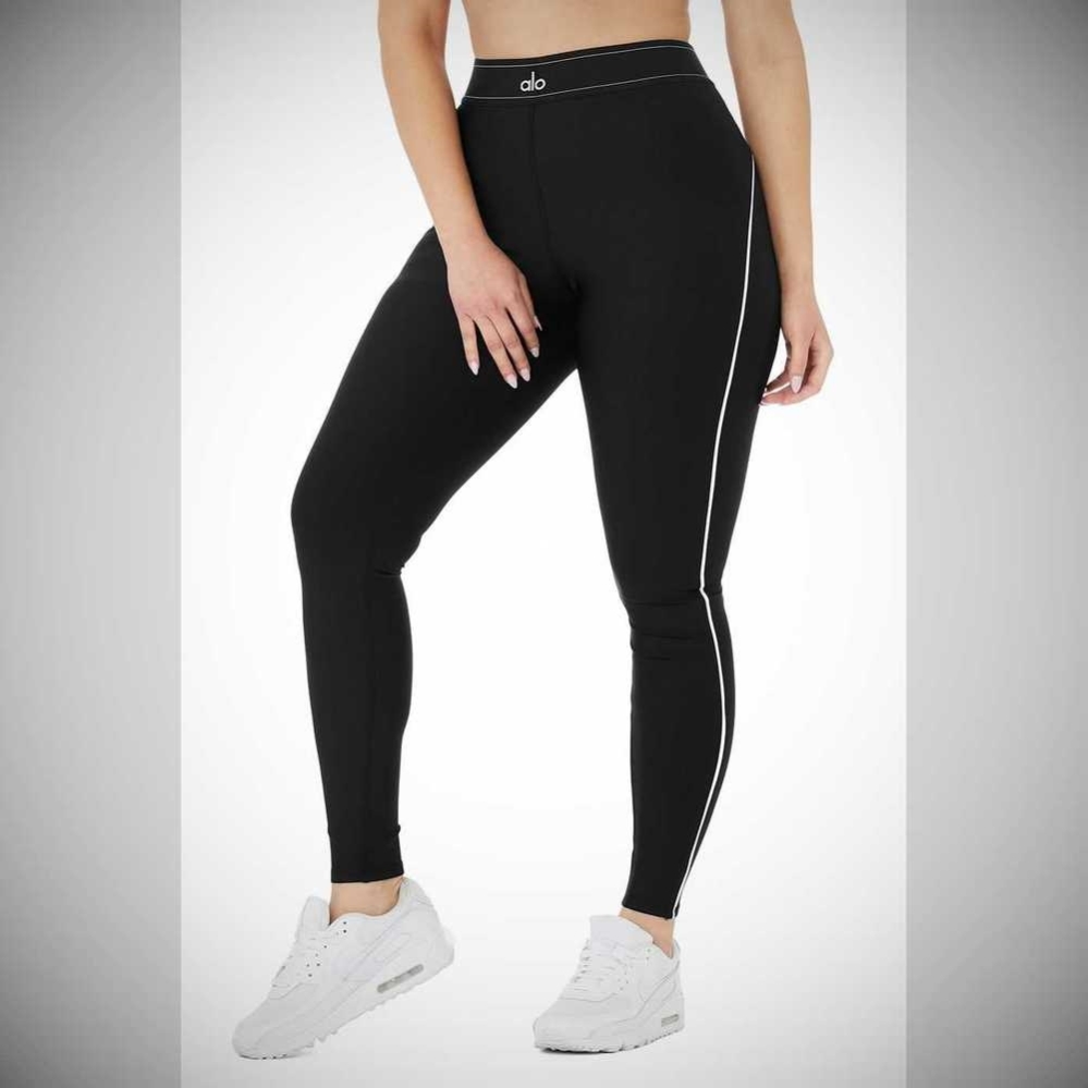 Leggins Alo Yoga Airlift High-Cintura Suit Up Mujer Negros | MX-39EPGY