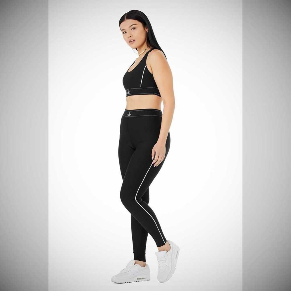 Leggins Alo Yoga Airlift High-Cintura Suit Up Mujer Negros | MX-39EPGY