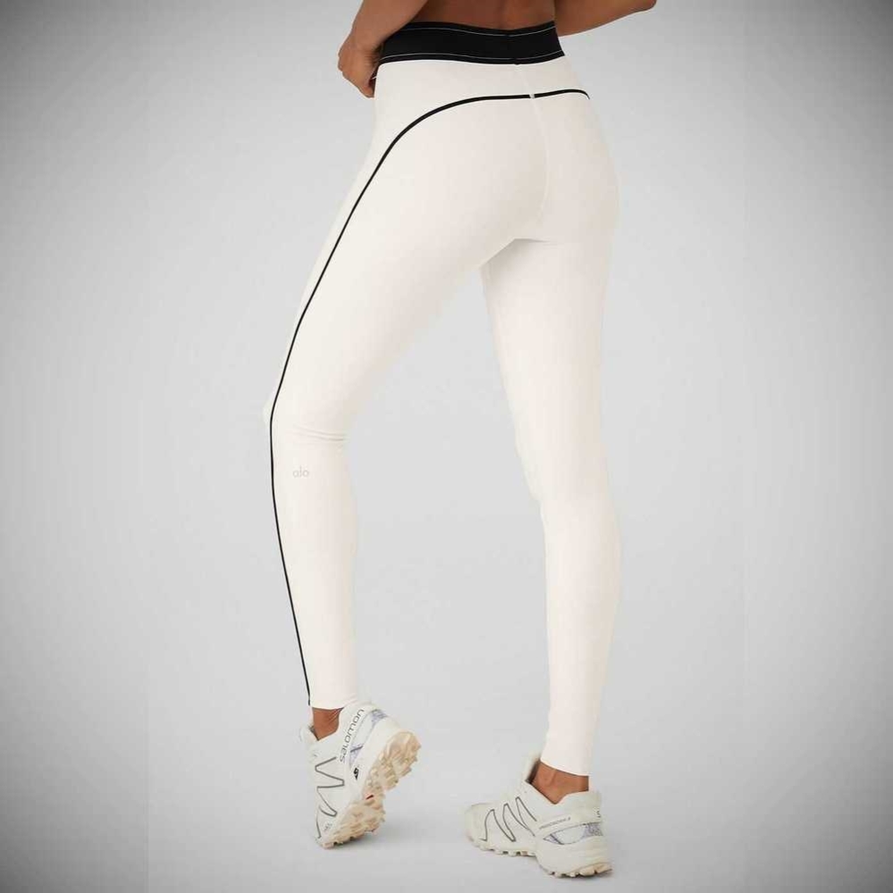 Leggins Alo Yoga Airlift High-Cintura Suit Up Mujer Blancos | MX-84JAMF