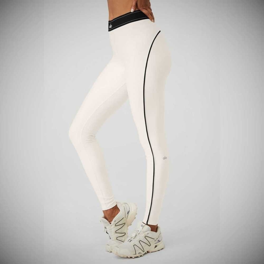 Leggins Alo Yoga Airlift High-Cintura Suit Up Mujer Blancos | MX-84JAMF