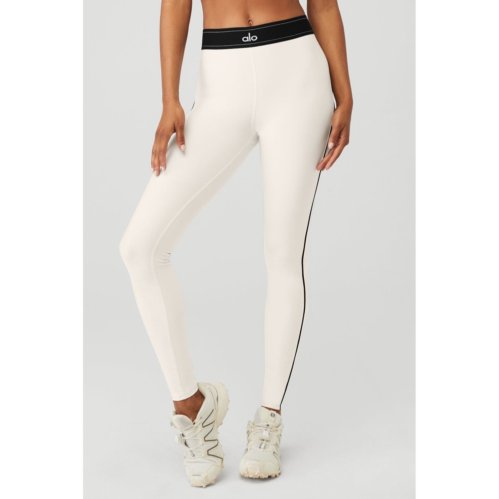 Leggins Alo Yoga Airlift High-Cintura Suit Up Mujer Blancos | MX-84JAMF