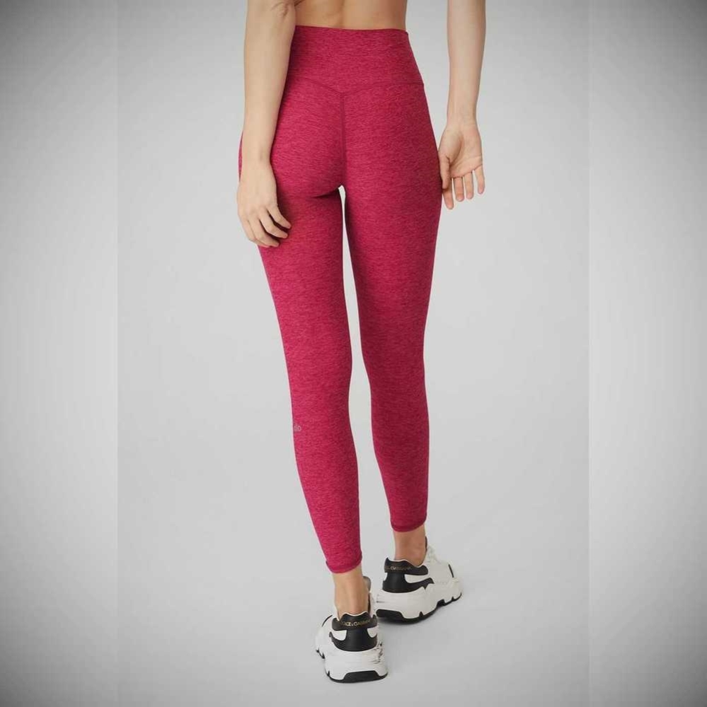 Leggins Alo Yoga Alosoft High-Cintura 7/8 Highlight Mujer Claret | MX-73CVXZ