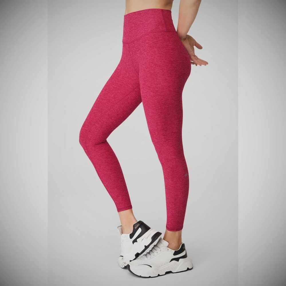 Leggins Alo Yoga Alosoft High-Cintura 7/8 Highlight Mujer Claret | MX-73CVXZ