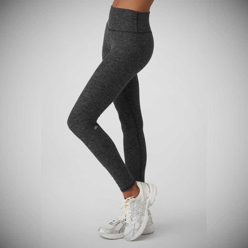 Leggins Alo Yoga Alosoft High-Cintura 7/8 Highlight Mujer Grises Oscuro | MX-75FEQM