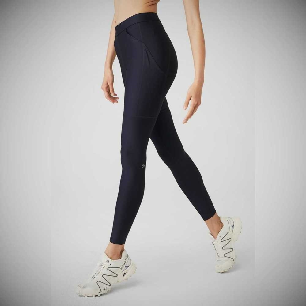 Leggins Alo Yoga High-Cintura 4 Pocket Utility Mujer Azul Marino | MX-34EMPO