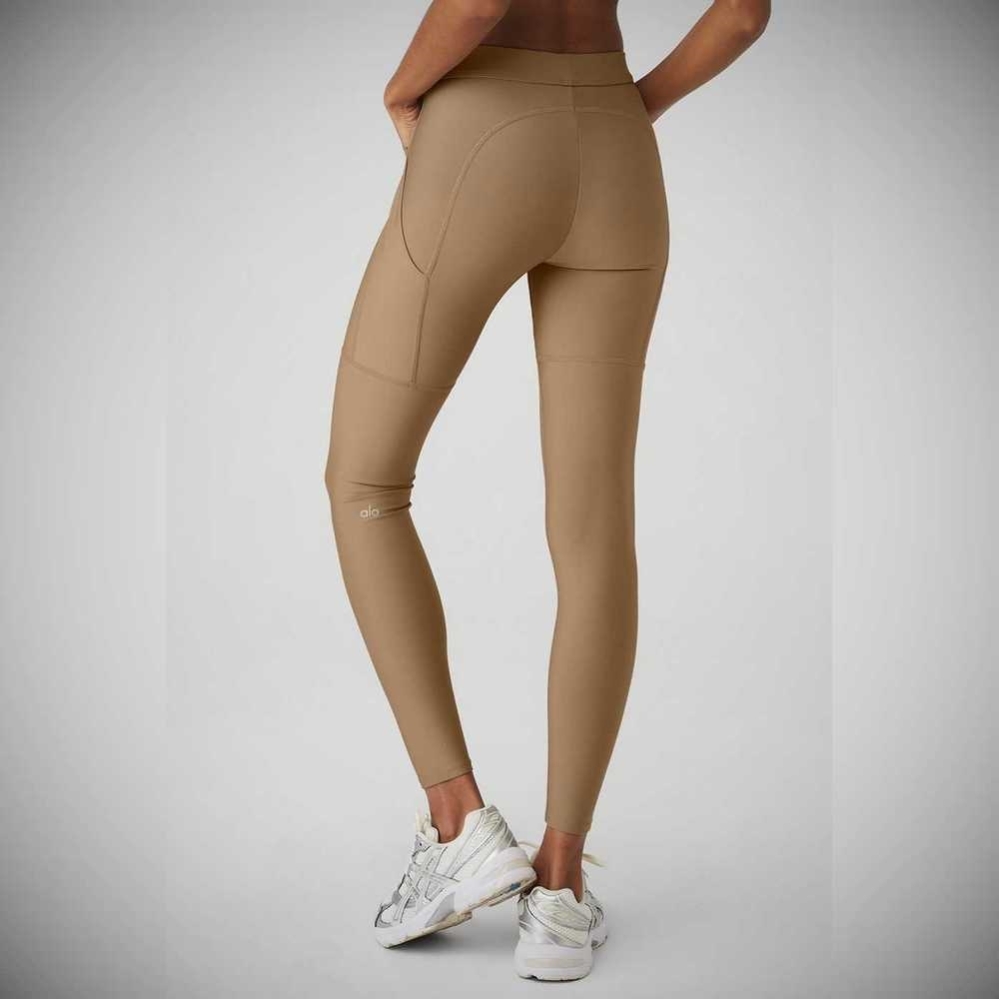 Leggins Alo Yoga High-Cintura 4 Pocket Utility Mujer Marrom | MX-60ALSX