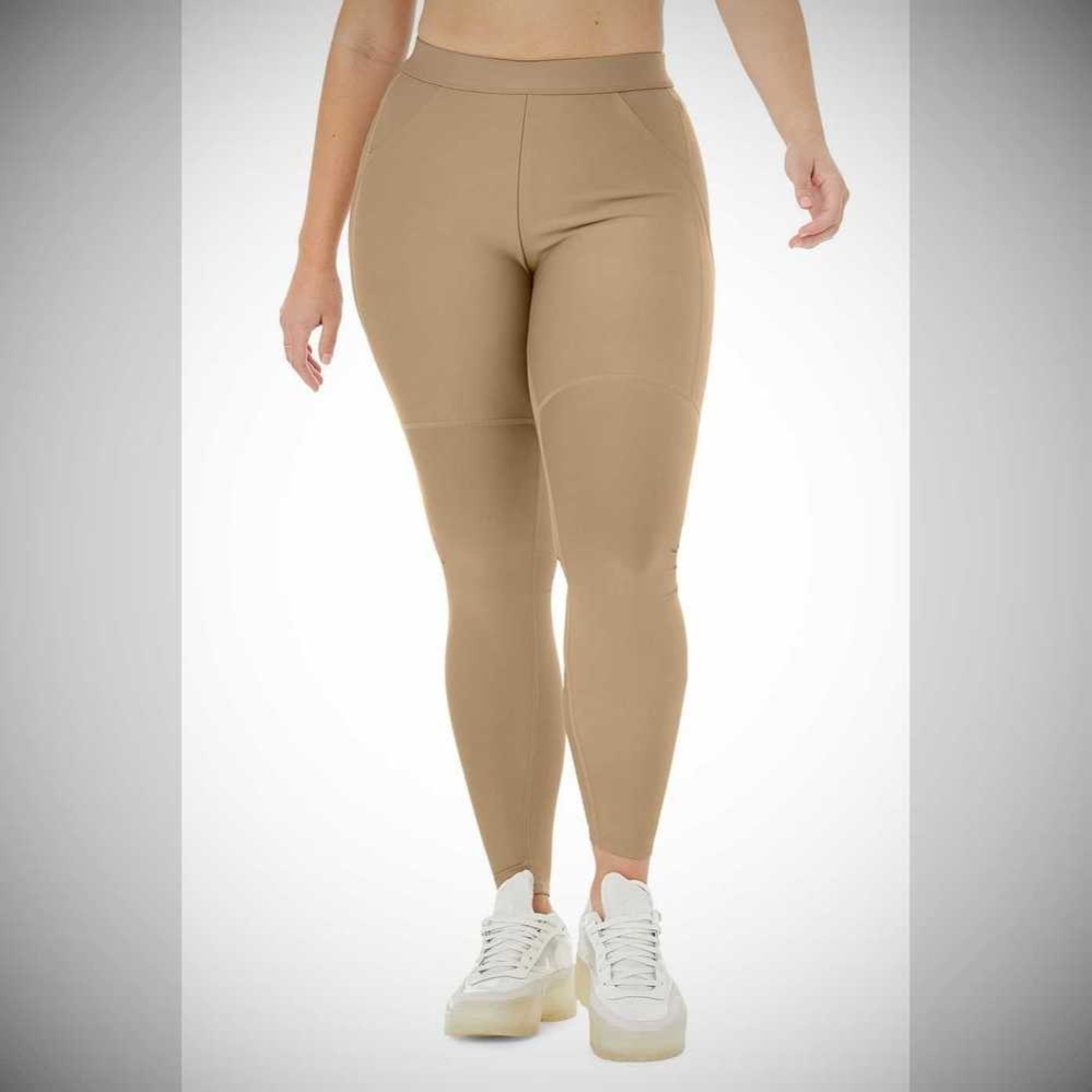 Leggins Alo Yoga High-Cintura 4 Pocket Utility Mujer Marrom | MX-60ALSX