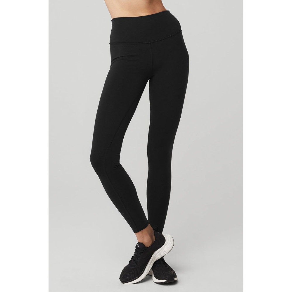 Leggins Alo Yoga High-Cintura Airbrush Mujer Negros | MX-23DCXH