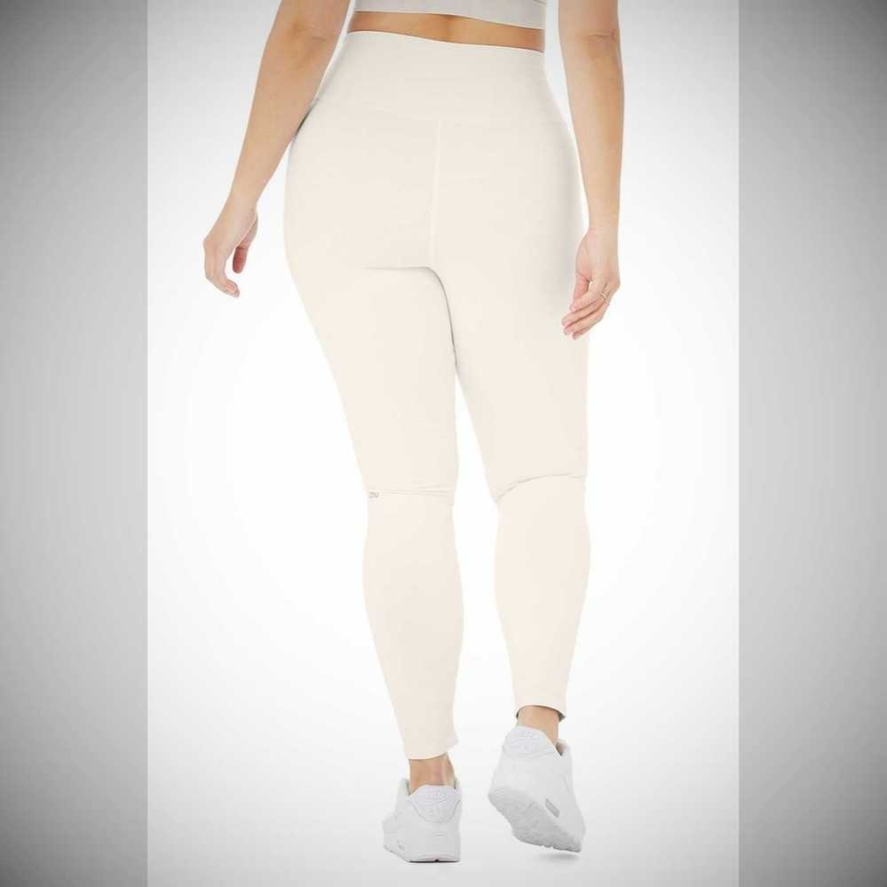 Leggins Alo Yoga High-Cintura Airbrush Mujer Blancos | MX-29FOTW