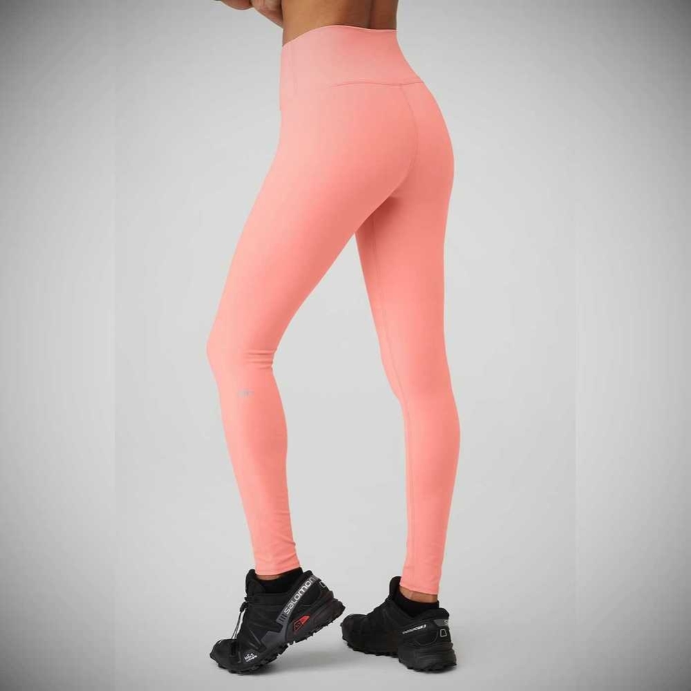 Leggins Alo Yoga High-Cintura Airbrush Mujer Rosas | MX-40CXZG