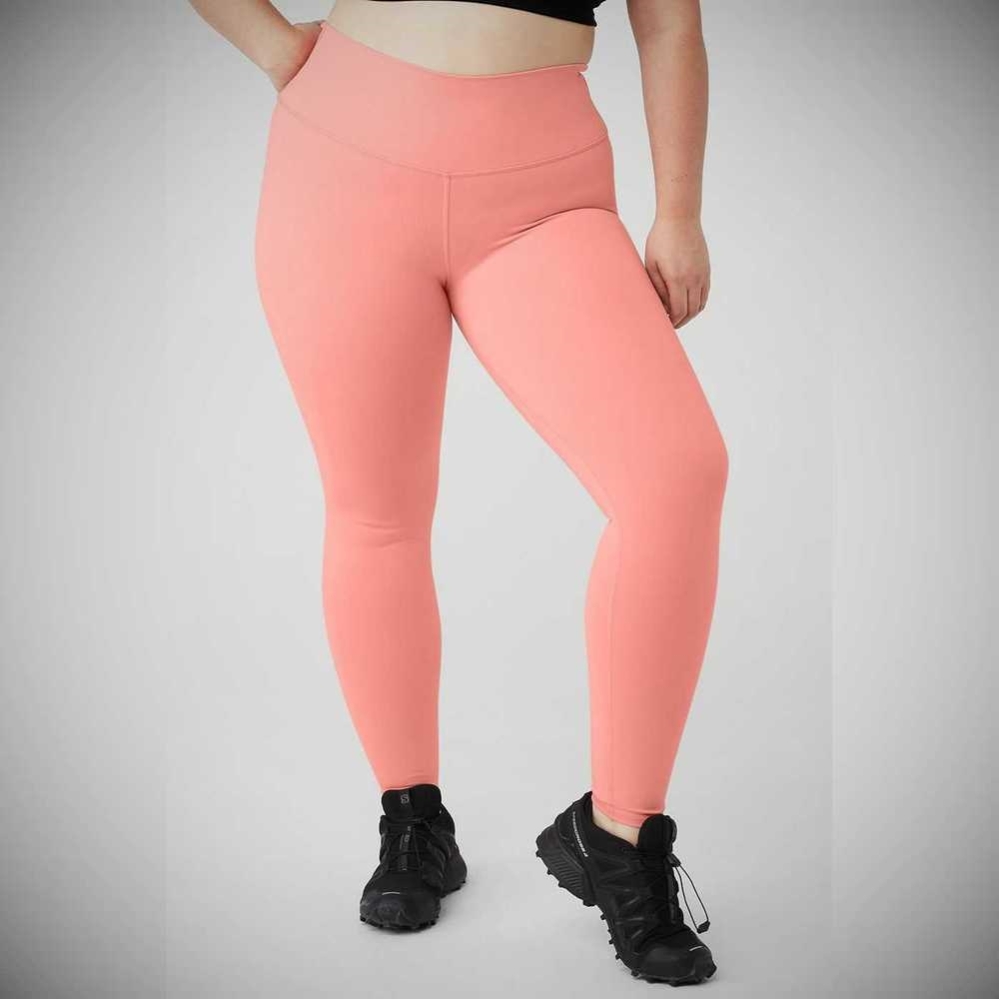 Leggins Alo Yoga High-Cintura Airbrush Mujer Rosas | MX-40CXZG