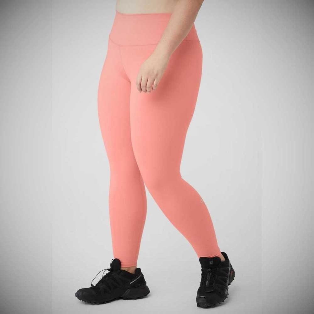 Leggins Alo Yoga High-Cintura Airbrush Mujer Rosas | MX-40CXZG