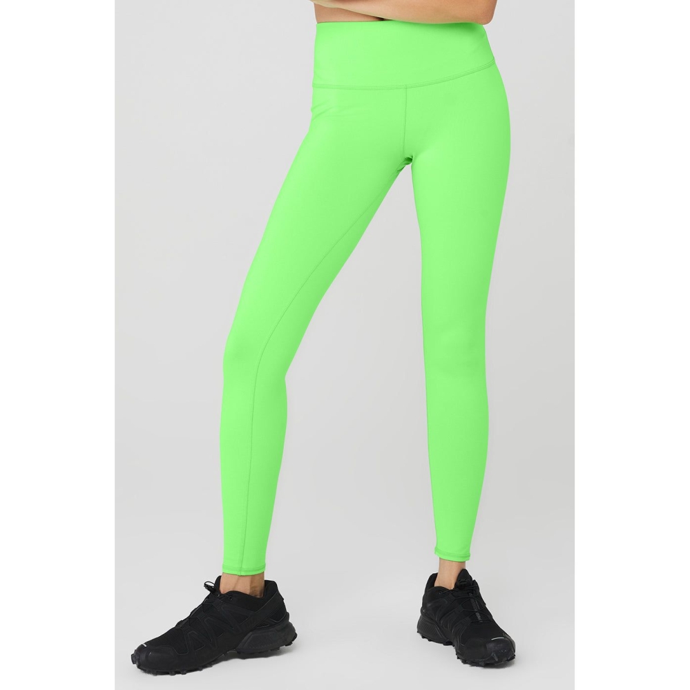 Leggins Alo Yoga High-Cintura Airbrush Mujer Verdes | MX-42NRQA