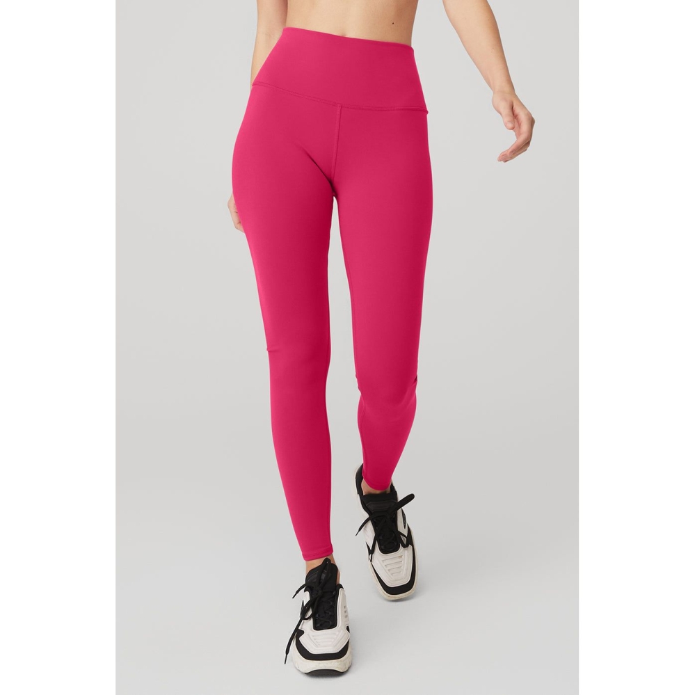 Leggins Alo Yoga High-Cintura Airbrush Mujer Claret | MX-80HOXN