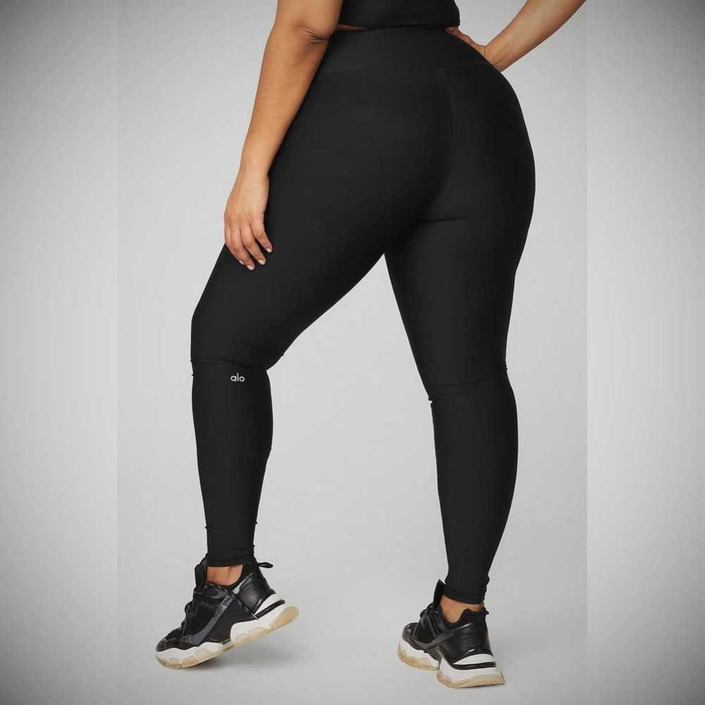 Leggins Alo Yoga High-Cintura Airlift Mujer Negros | MX-27ROFC