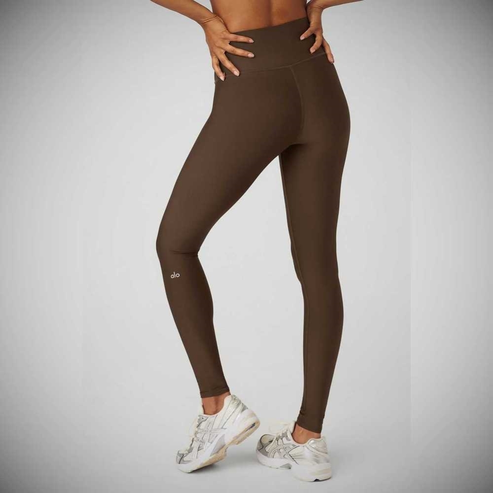 Leggins Alo Yoga High-Cintura Airlift Mujer Cafes | MX-34LSYT