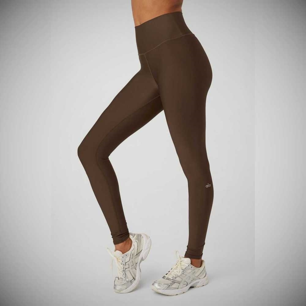 Leggins Alo Yoga High-Cintura Airlift Mujer Cafes | MX-34LSYT