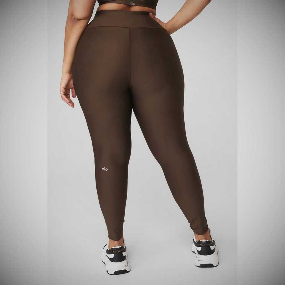 Leggins Alo Yoga High-Cintura Airlift Mujer Cafes | MX-34LSYT