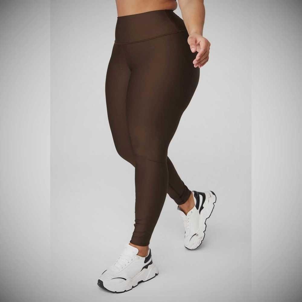 Leggins Alo Yoga High-Cintura Airlift Mujer Cafes | MX-34LSYT