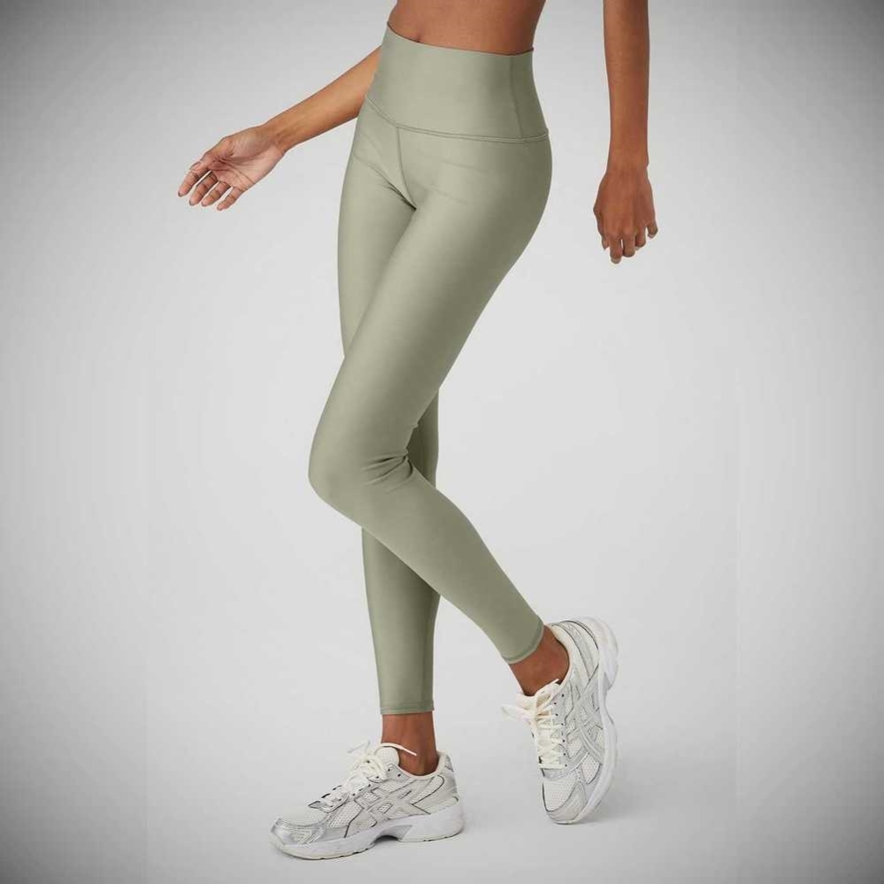 Leggins Alo Yoga High-Cintura Airlift Mujer Grises | MX-49LBGM