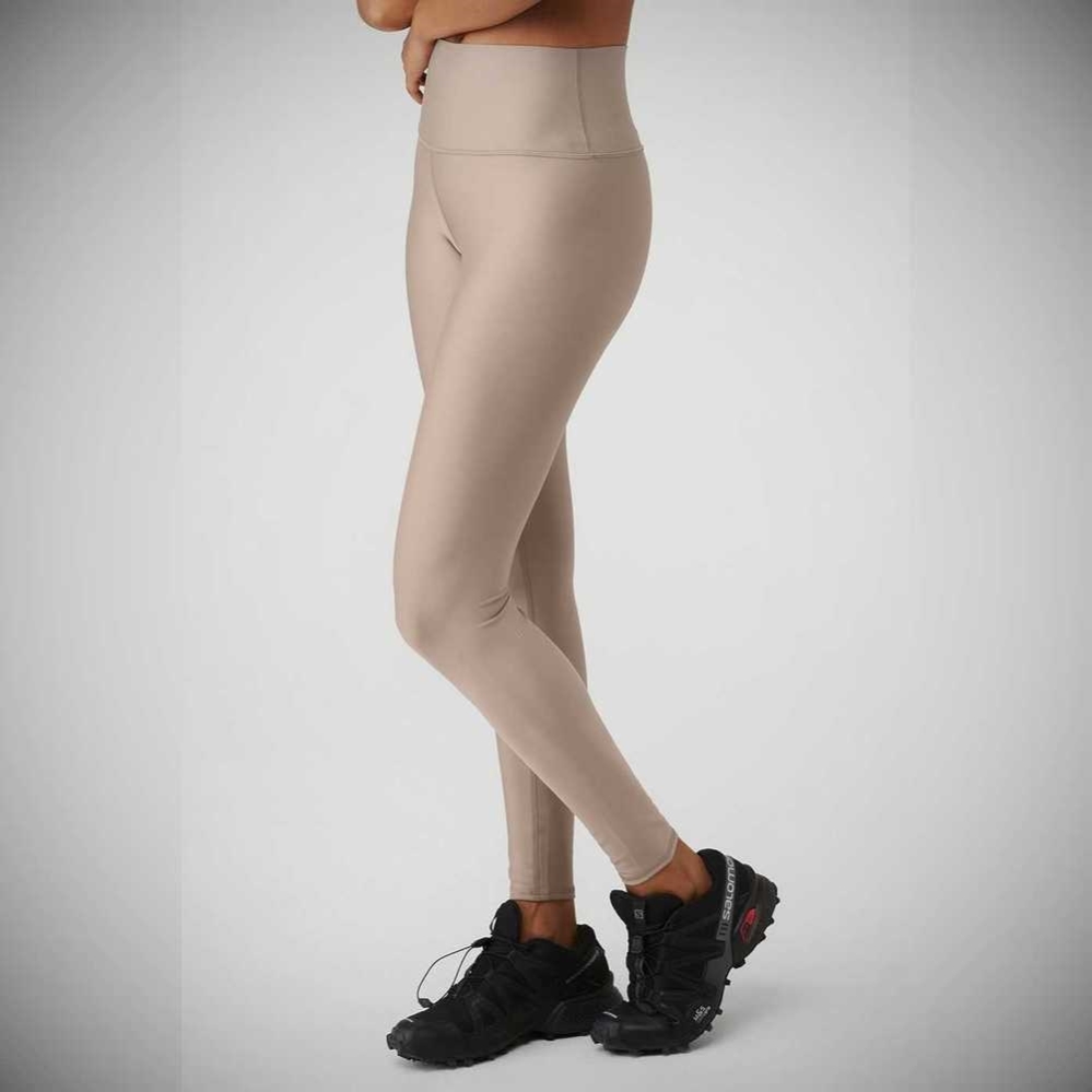 Leggins Alo Yoga High-Cintura Airlift Mujer Grises Marrom | MX-53EOSP