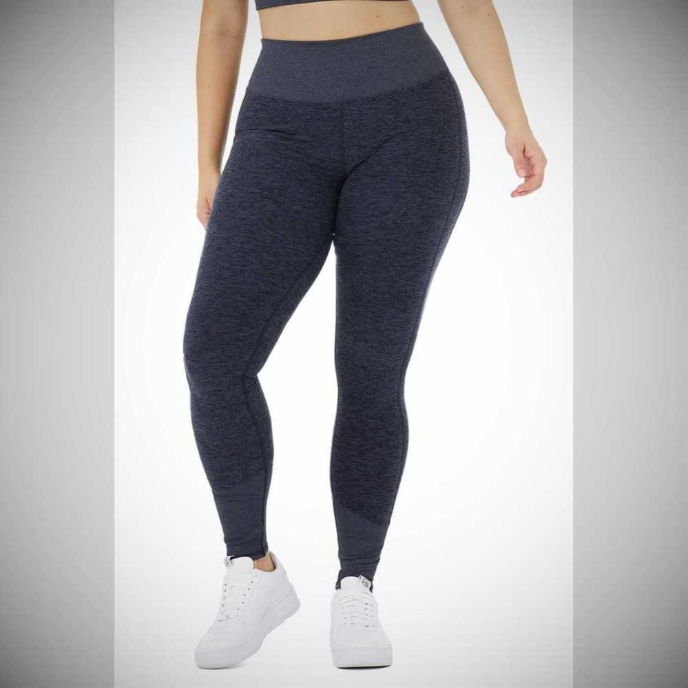 Leggins Alo Yoga High-Cintura Alosoft Lounge Mujer Azul Marino | MX-04LRTP