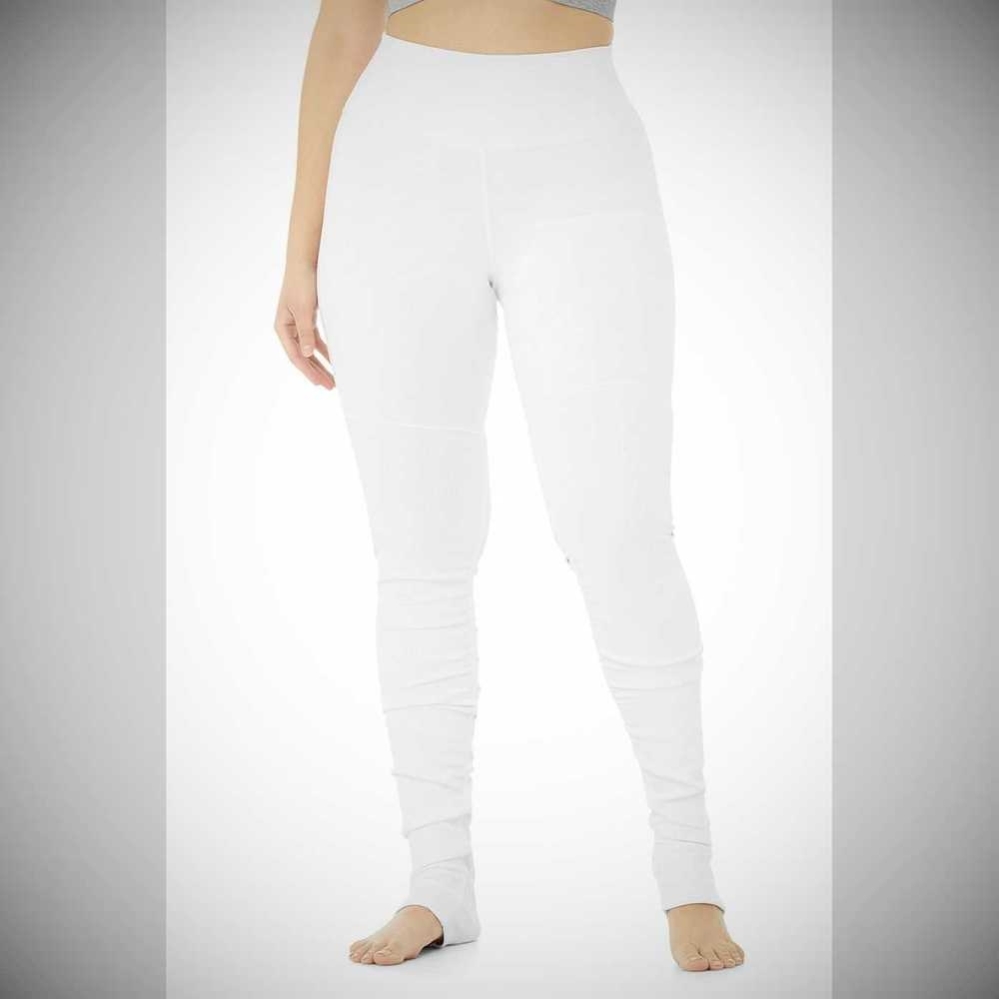 Leggins Alo Yoga High-Cintura Goddess Mujer Blancos | MX-64NOUZ