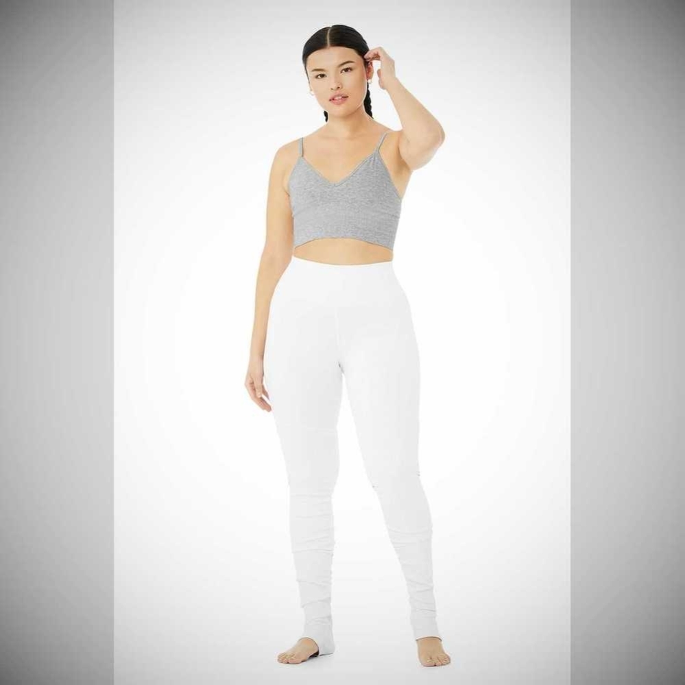 Leggins Alo Yoga High-Cintura Goddess Mujer Blancos | MX-64NOUZ