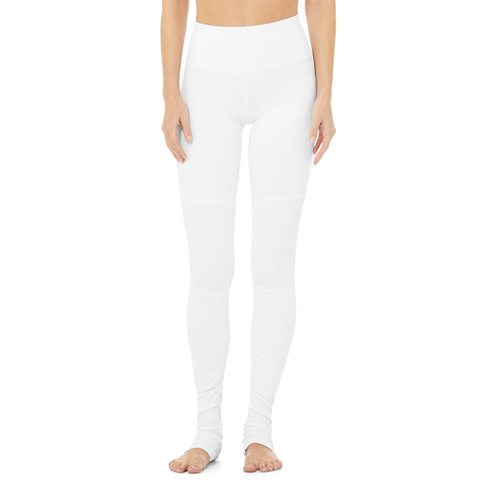 Leggins Alo Yoga High-Cintura Goddess Mujer Blancos | MX-64NOUZ