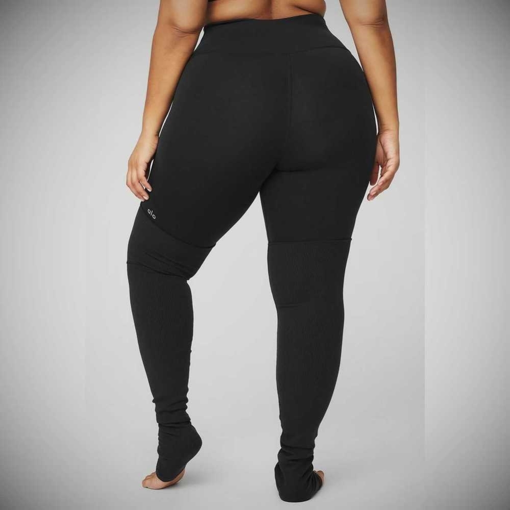 Leggins Alo Yoga High-Cintura Goddess Mujer Negros | MX-79OWSF