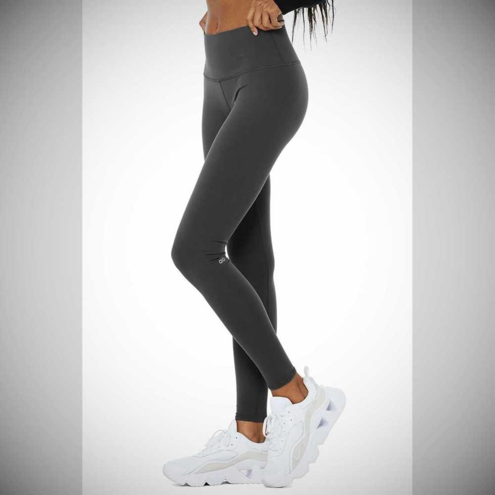 Leggins Alo Yoga High-Cintura Invierno Warmth Plush Mujer Grises | MX-25WFVY