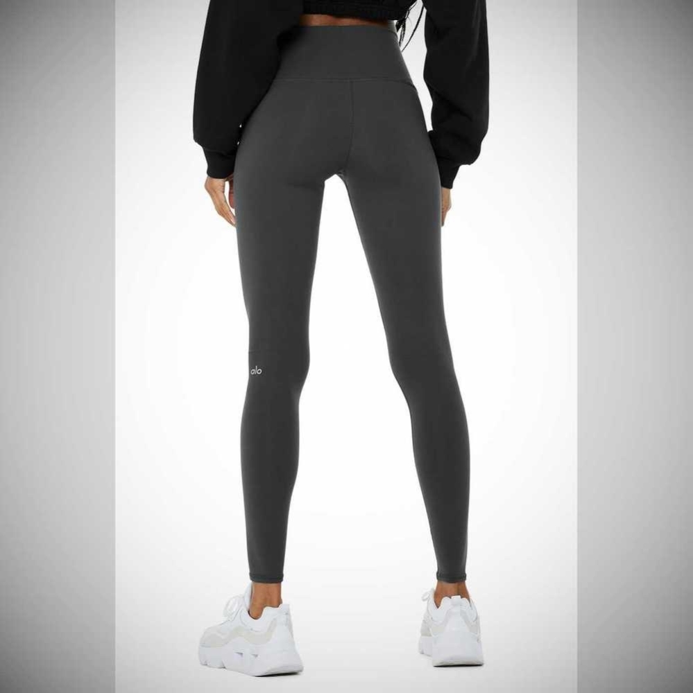 Leggins Alo Yoga High-Cintura Invierno Warmth Plush Mujer Grises | MX-25WFVY