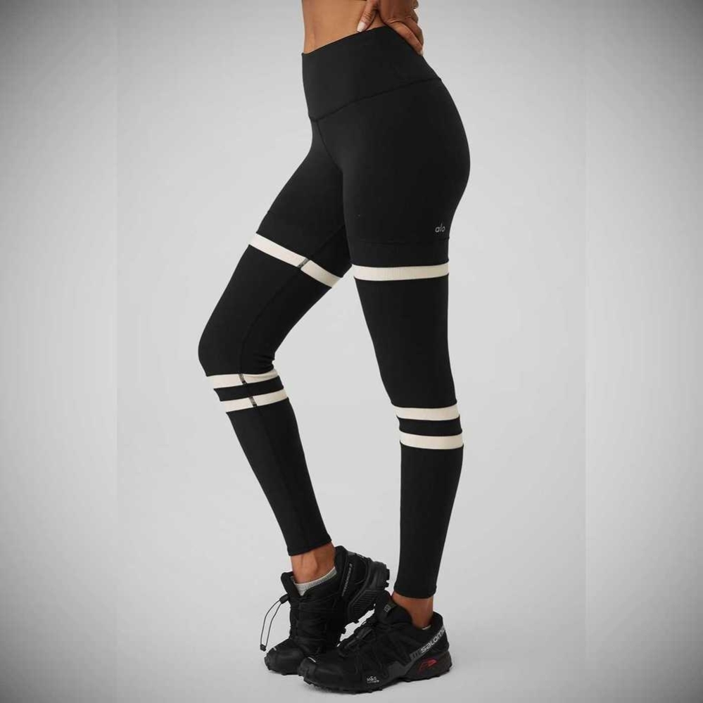 Leggins Alo Yoga High-Cintura Legit Mujer Negros Beige | MX-51GJIC